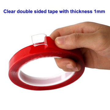 EMP03	Empaque Cinta Adhesiva Doble Cara Rojo 1.5cm*3M*1mm (Rollo)