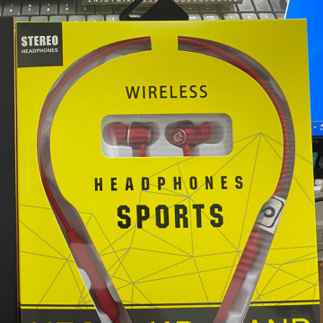 C061	Electrónico Auricular Bluetooth 5.0 Cuello Marca DEZIRE 12horas (Rojo)