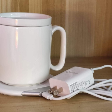 F119	Electrónico Cargador Inalámbrico con Calentador 55Cº grado con Taza