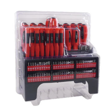 REP11	Industrial Herramienta Desarmador 100 puntas con Caja