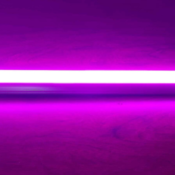 LUZ05	Luz Tubo T5 Entero 1.2M 110V 18W Color (Rosado) SIN IVA