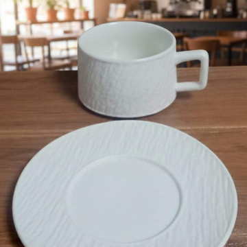 HO004	Hogar Cocina Taza de Café con diseño de Piedra (color blanco)