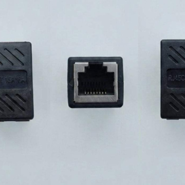 SEG03	Hogar Seguridad Cámara Conector Acoplador RJ45 cable Ethernet Cat5e hembra a hembra recto modular en línea