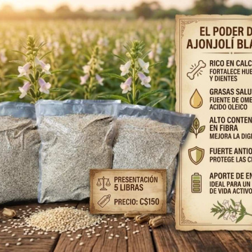 HO077	Hogar Salud Ajonjolí Blanco 5 Libra (Bolsa Vacía)