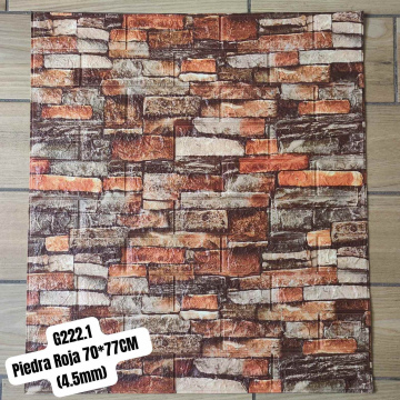 PEG07	Pegatina Piedra 70cm*77cm*6mm (Color Rojo)