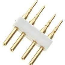 LUZ18	Luz Cinta Accesorio Conector Cabezal Pin 4unidad/bolsa (rgb)