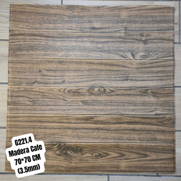G221.4	Pegatina Madera 70*70CM SMBY-0425 (Café 2.5mm)