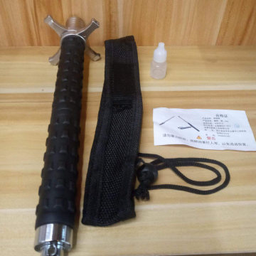 SEG10	Hogar Seguridad Bastón de Defensa Extraible 80CM (Plateado)