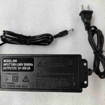 ELE45	Electrónico Cargador Transformador 110-220V/03-36V 72W (Universal)