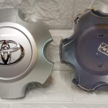 VEH21j	Vehicular Tapa-Rim Eje de Llanta Toyota Pentagonal Hilux/Prado/Hiace TY199 (Plateado)